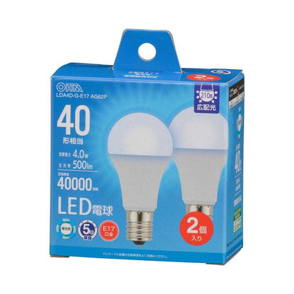 Ohm Electric LED Bulb Small E17 Equivalent to 40W 2-Pack