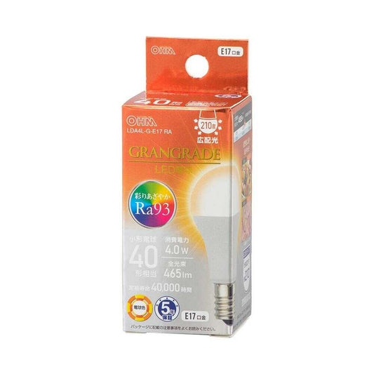 Ohm Electric LED Bulb Small E17 Equivalent to 40W 1-Pack