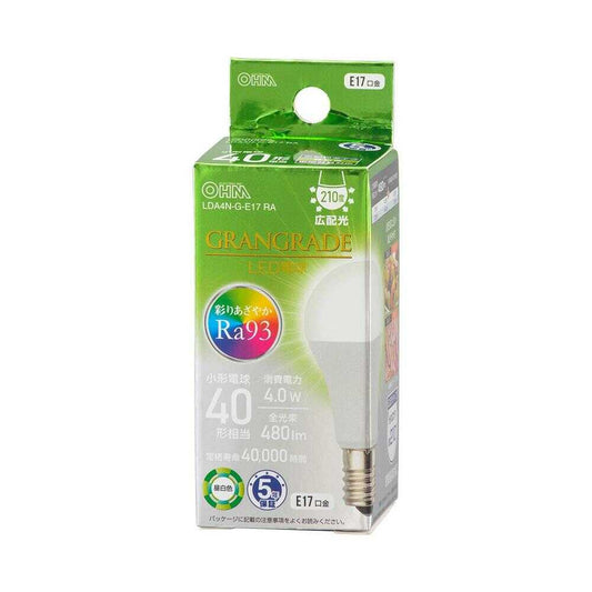 Ohm Electric LED Bulb Small E17 Equivalent to 40W 1-Pack