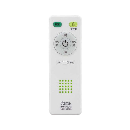 Ohm Electric LED Ceiling Light (Dimmable, 8 Tatami Mats, Remote Control, Daylight Color)