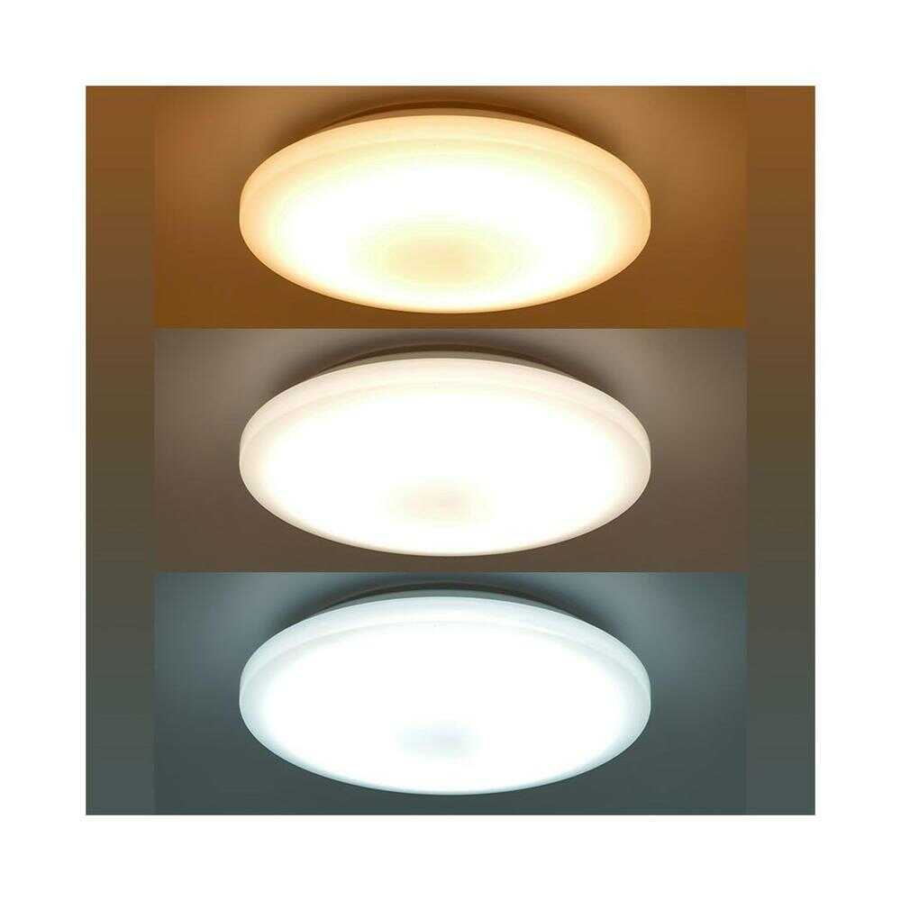 Ohm Electric LED Ceiling Light with Dimming and Color Adjustment for 6 Tatami Mats - Remote Control