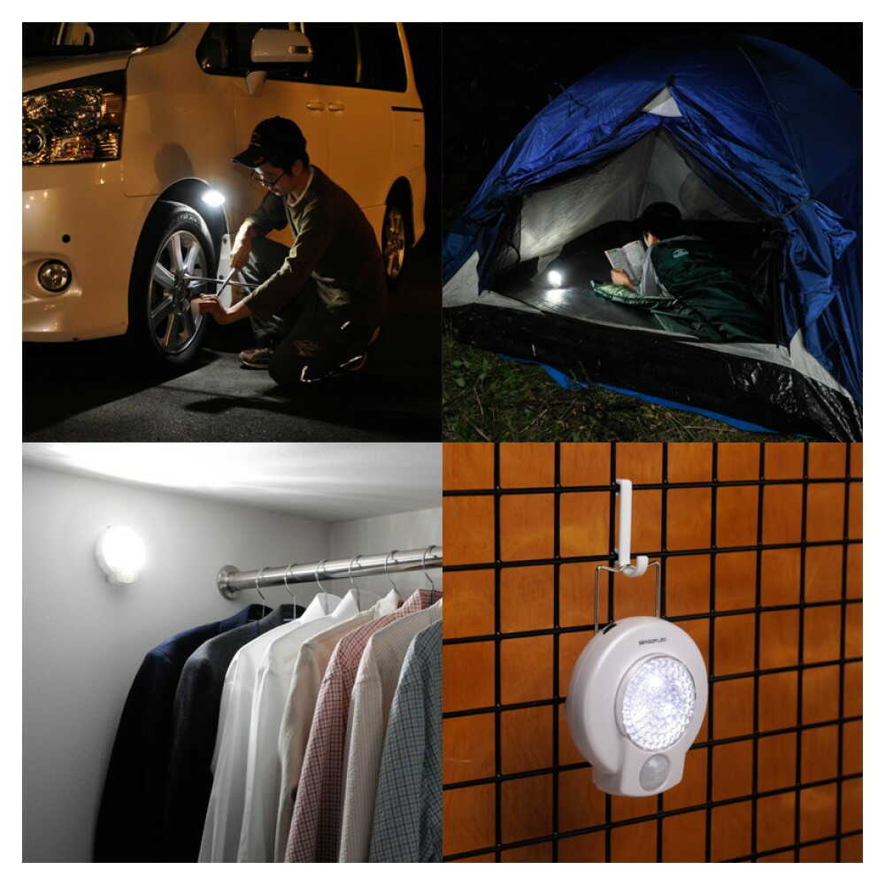 Ohm Electric LED Sensor Light White LED