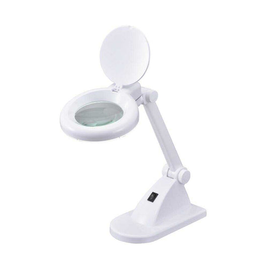 Ohm Electric L-ZOOM LED Stand Light with Magnifier - 480lm