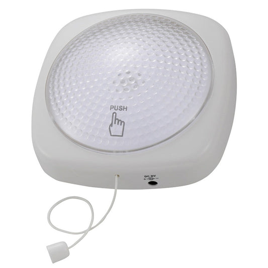 Ohm Electric LED Large Push Light White LED