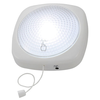 Ohm Electric LED Large Push Light White LED