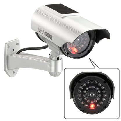 Ohm Electric Dummy Camera Solar-Powered Outdoor Type