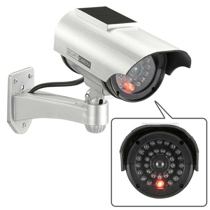 Ohm Electric Dummy Camera Solar-Powered Outdoor Type