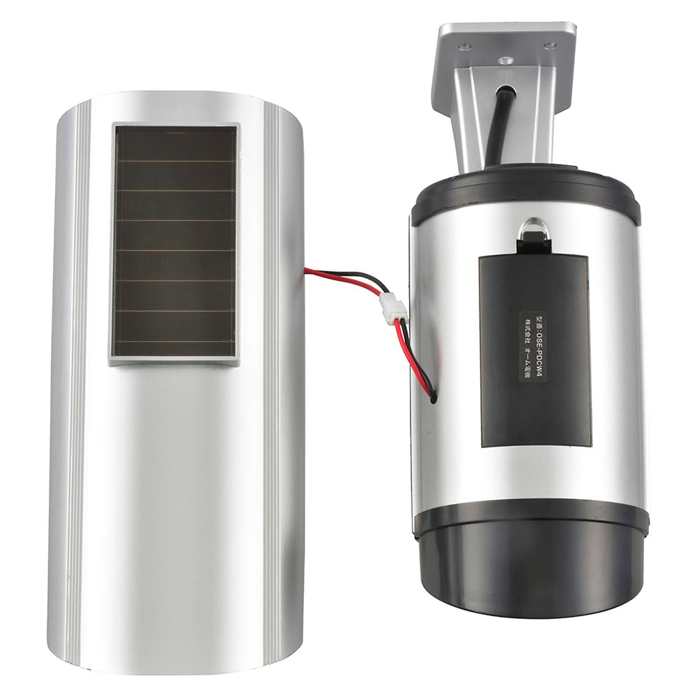 Ohm Electric Dummy Camera Solar-Powered Outdoor Type
