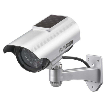 Ohm Electric Dummy Camera Solar-Powered Outdoor Type