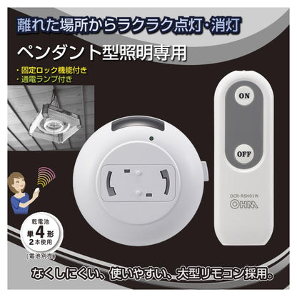 Ohm Electric Remote Control Switch Pendant Lighting