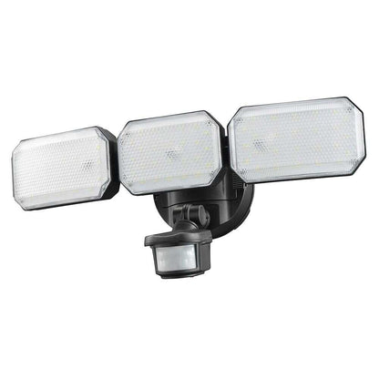 Ohm Electric Monban Security Sensor Light 3 Bulb Lithium Rechargeable