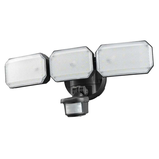 Ohm Electric Monban Security Sensor Light 3 Bulb Lithium Rechargeable