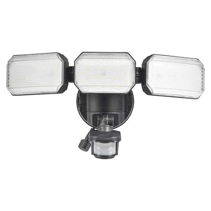 Ohm Electric Monban Security Sensor Light 3 Bulb Lithium Rechargeable