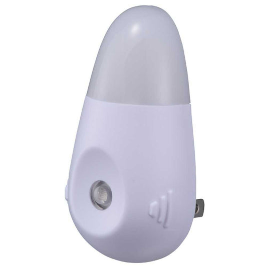 Ohm Electric LED Night Light Rechargeable with Light Sensor White