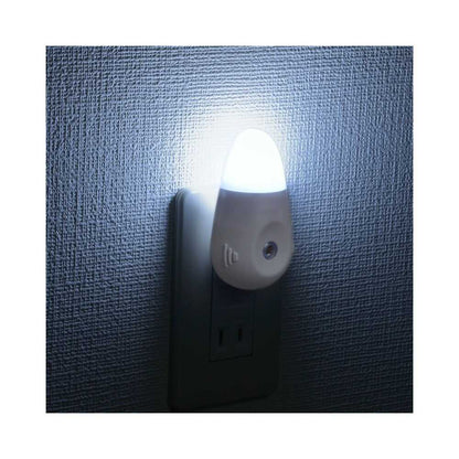 Ohm Electric LED Night Light Rechargeable with Light Sensor White