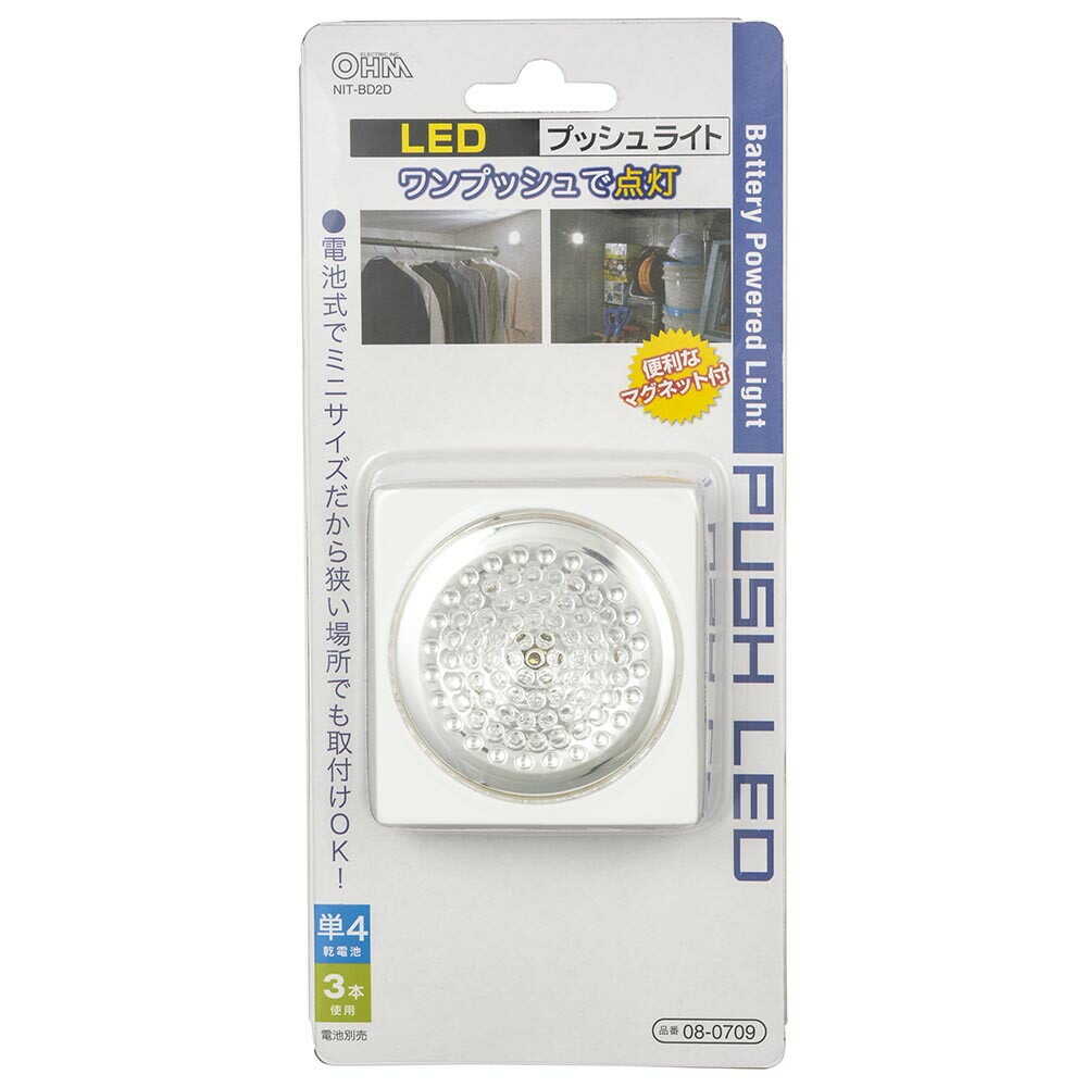 Ohm Electric LED Push Light