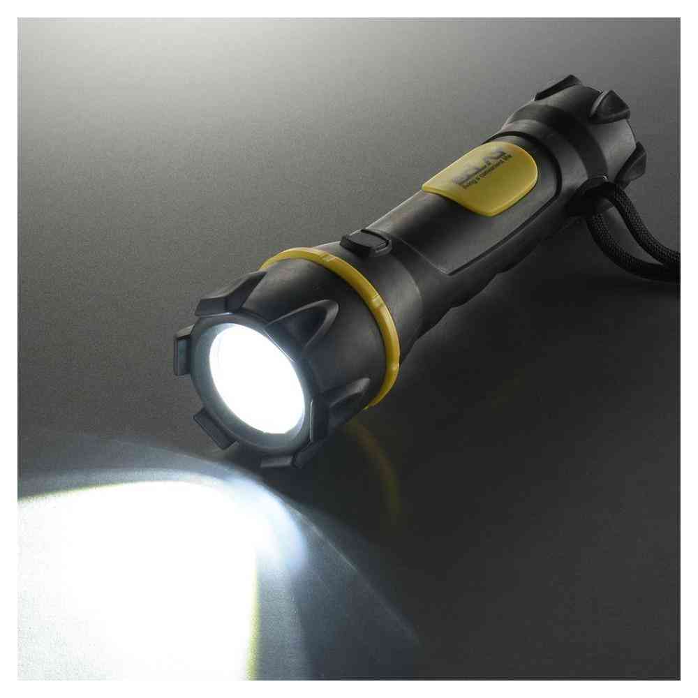 Ohm Electric LED Rubber Light Shock Resistant IPX4 120 Lumens with Batteries