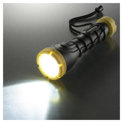 Ohm Electric LED Rubber Light Shock Resistant IPX4 190 Lumens with Batteries