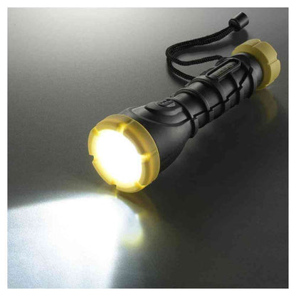 Ohm Electric LED Rubber Light Shock Resistant IPX4 190 Lumens with Batteries