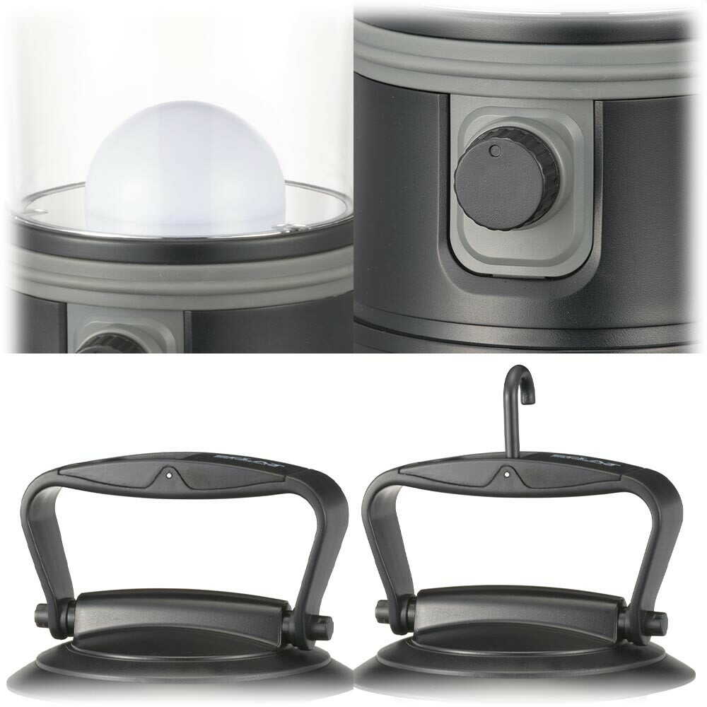 Ohm Electric LED Lantern with Dimming and Color Adjustment 530 Lumens