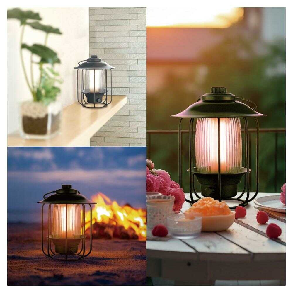 Ohm Electric Rechargeable Lantern with Dimming and Color Adjustment