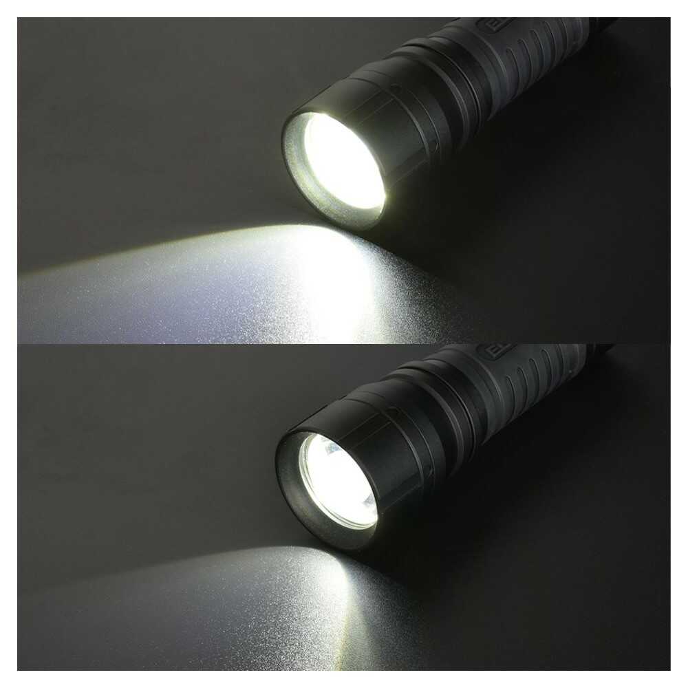 Ohm Electric LED Zoom Light Rubber Grip ECLAT 290 Lumens