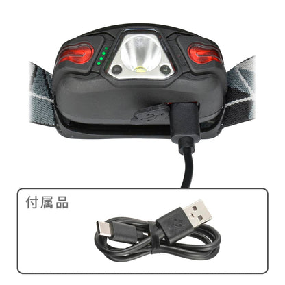 Ohm Electric Rechargeable LED Headlamp with Motion Sensor 350 Lumens