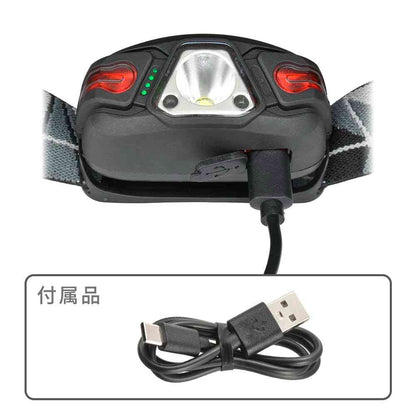 Ohm Electric Rechargeable LED Headlamp with Motion Sensor 350 Lumens