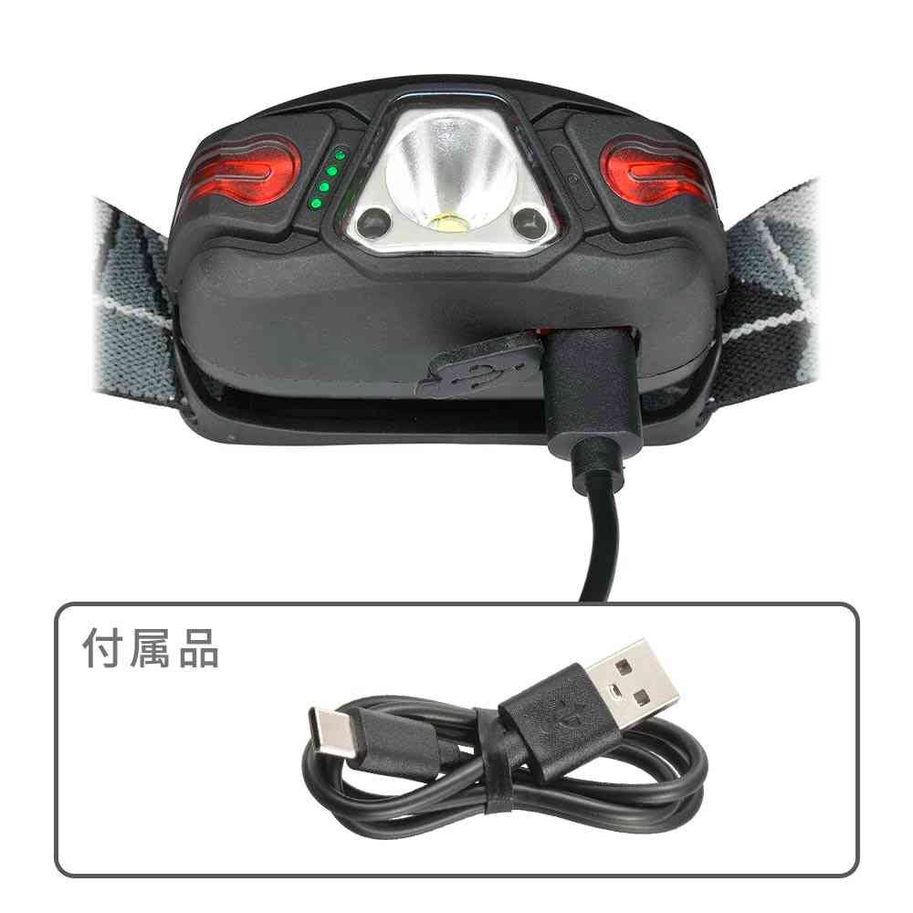 Ohm Electric Rechargeable LED Headlamp with Motion Sensor 350 Lumens