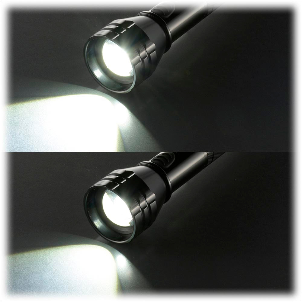 Ohm Electric Waterproof LED Zoom Light Red Kaiser 1350 Lumens
