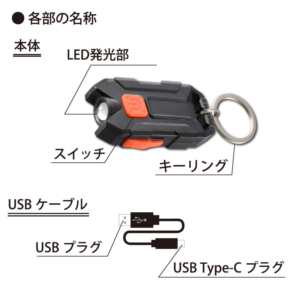 Ohm Electric USB Rechargeable LED Key Light KH-MR-150-K