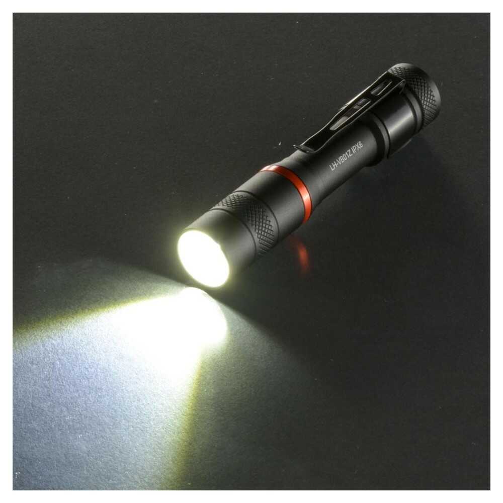 Ohm Electric LED Flashlight 125 Lumens LH-VB01Z-K