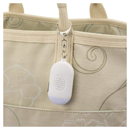 Ohm Electric LED Mini Light with Security Alarm Rechargeable