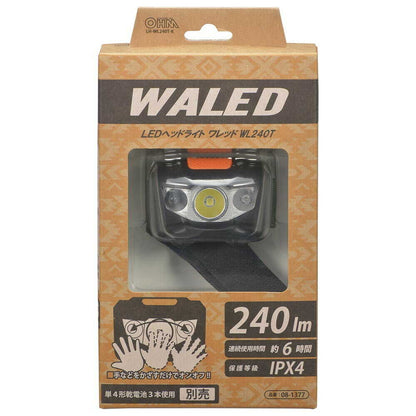Ohm Electric LED Headlight Sensor Red 240 Lumens