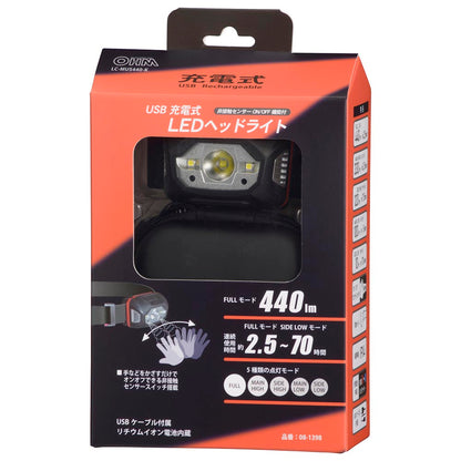 Ohm Electric USB Rechargeable LED Headlight