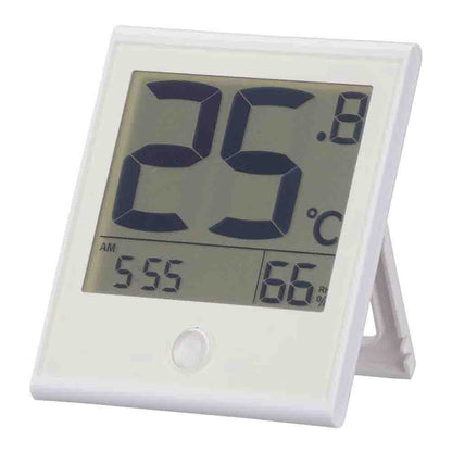 Ohm Electric Easy-to-Read Thermo-Hygrometer with Comfort Display & Clock