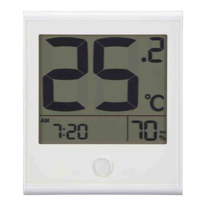 Ohm Electric Easy-to-Read Thermo-Hygrometer with Comfort Display & Clock