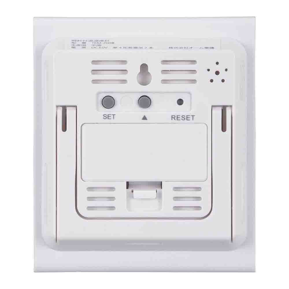 Ohm Electric Easy-to-Read Thermo-Hygrometer with Comfort Display & Clock