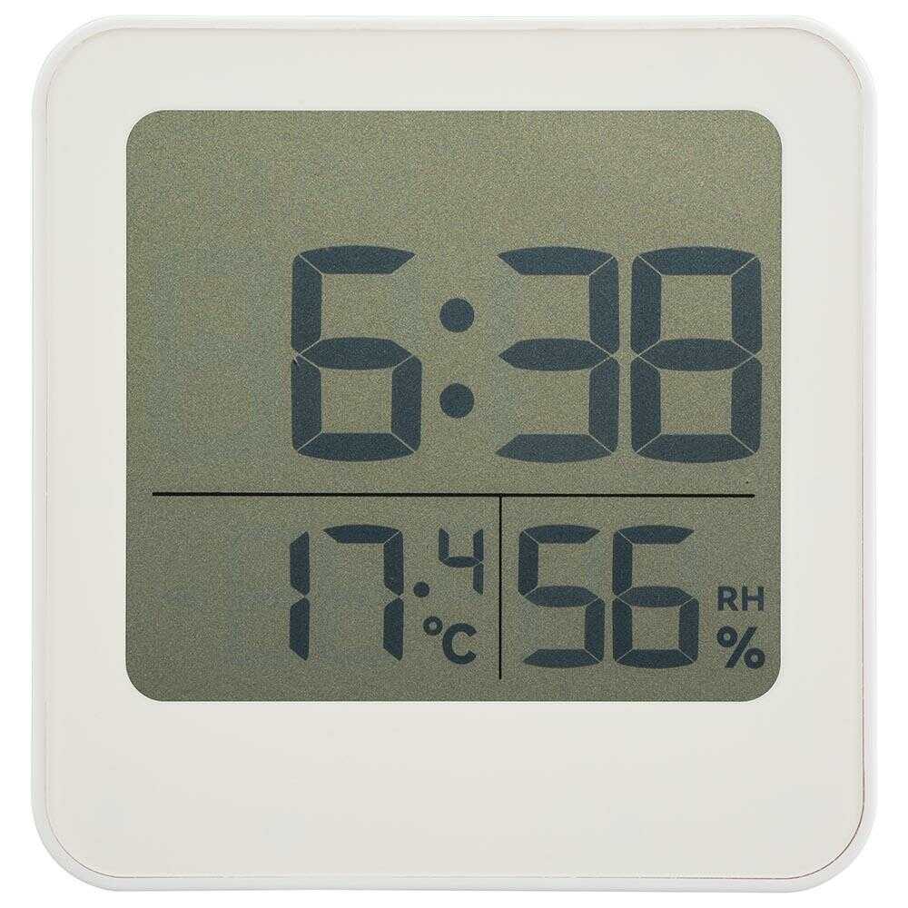 Ohm Electric Bath Clock & Hygrometer