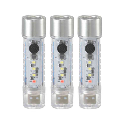 Ohm Electric LED Skeleton Light Rechargeable 3 Pieces