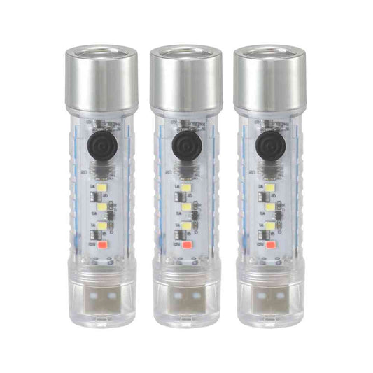 Ohm Electric LED Skeleton Light Rechargeable 3 Pieces