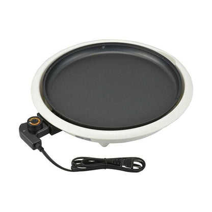 Ohm Electric Hot Plate with Fluorine Coating White