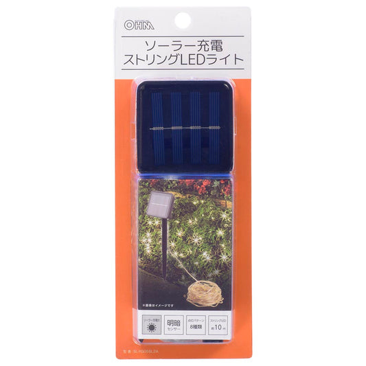 Ohm Electric Solar Charging String LED Light