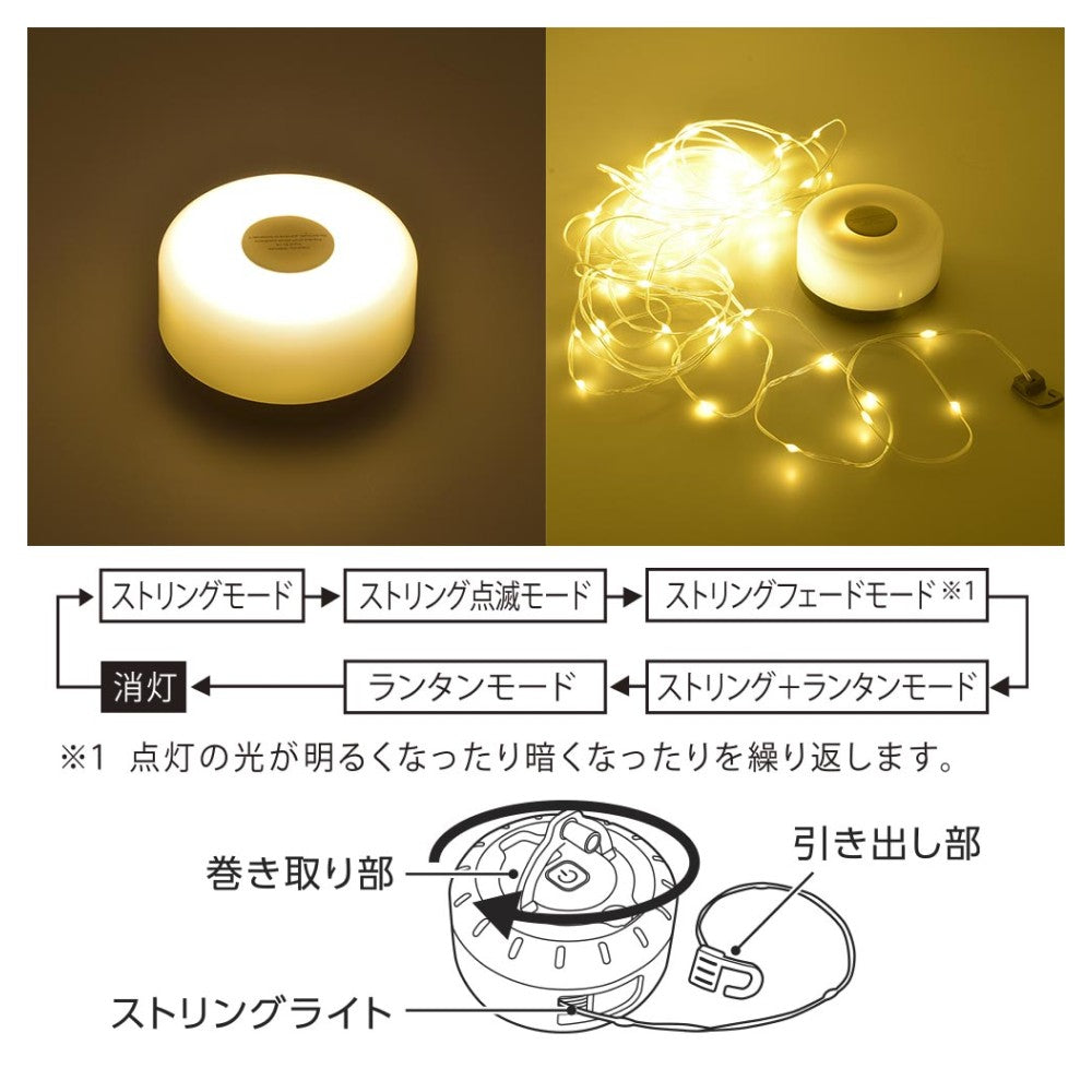 Ohm Electric String Light that Doubles as a Lantern