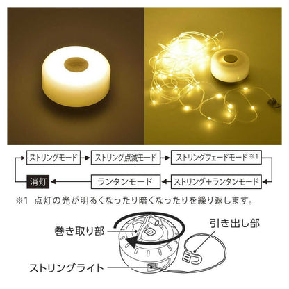 Ohm Electric String Light that Doubles as a Lantern