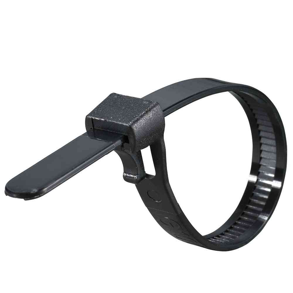 Ohm Electric Repeat Tie, Weather Resistant, 150mm, RPT-150W30BK, 30 Pieces