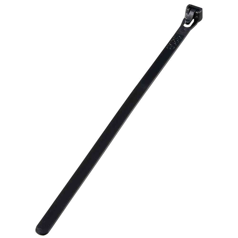Ohm Electric Repeat Tie, Weather Resistant, 200mm, RPT-200W30BK, 30 Pieces