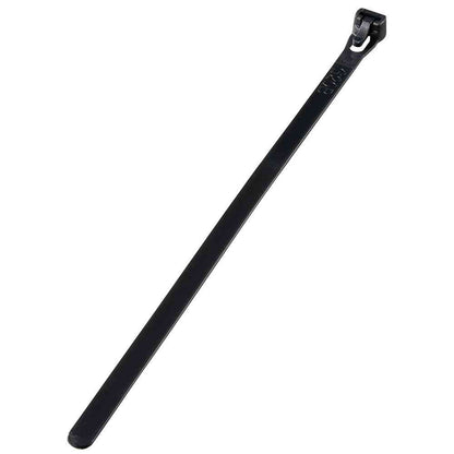 Ohm Electric Repeat Tie, Weather Resistant, 200mm, RPT-200W30BK, 30 Pieces
