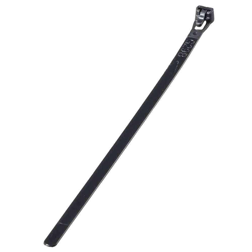 Ohm Electric Repeat Tie, Weather Resistant, 250mm, RPT-250W30BK, 30 Pieces
