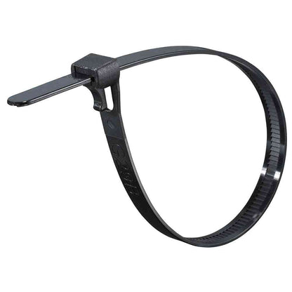 Ohm Electric Repeat Tie, Weather Resistant, 250mm, RPT-250W30BK, 30 Pieces